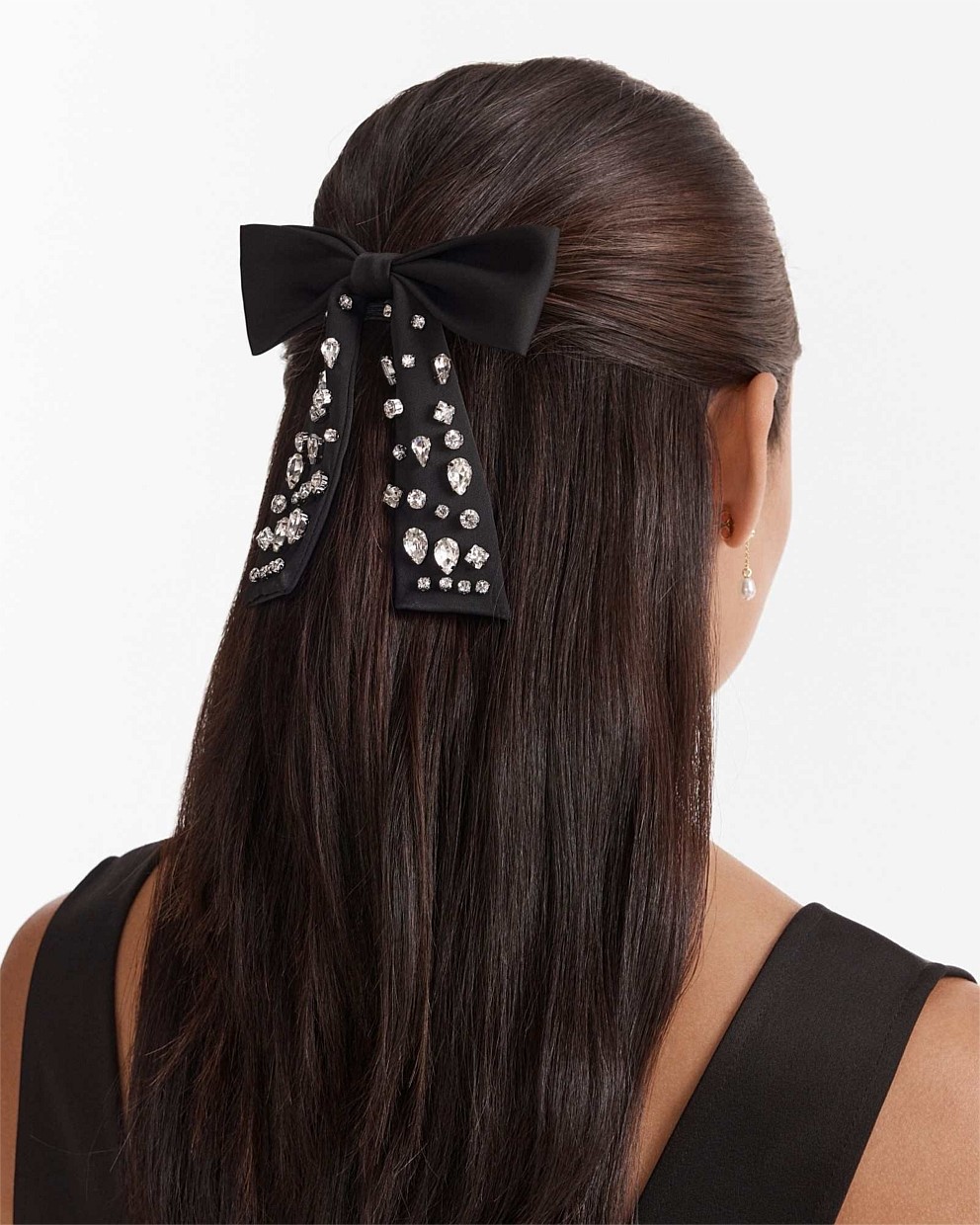 Queen Bow Hair Barrette