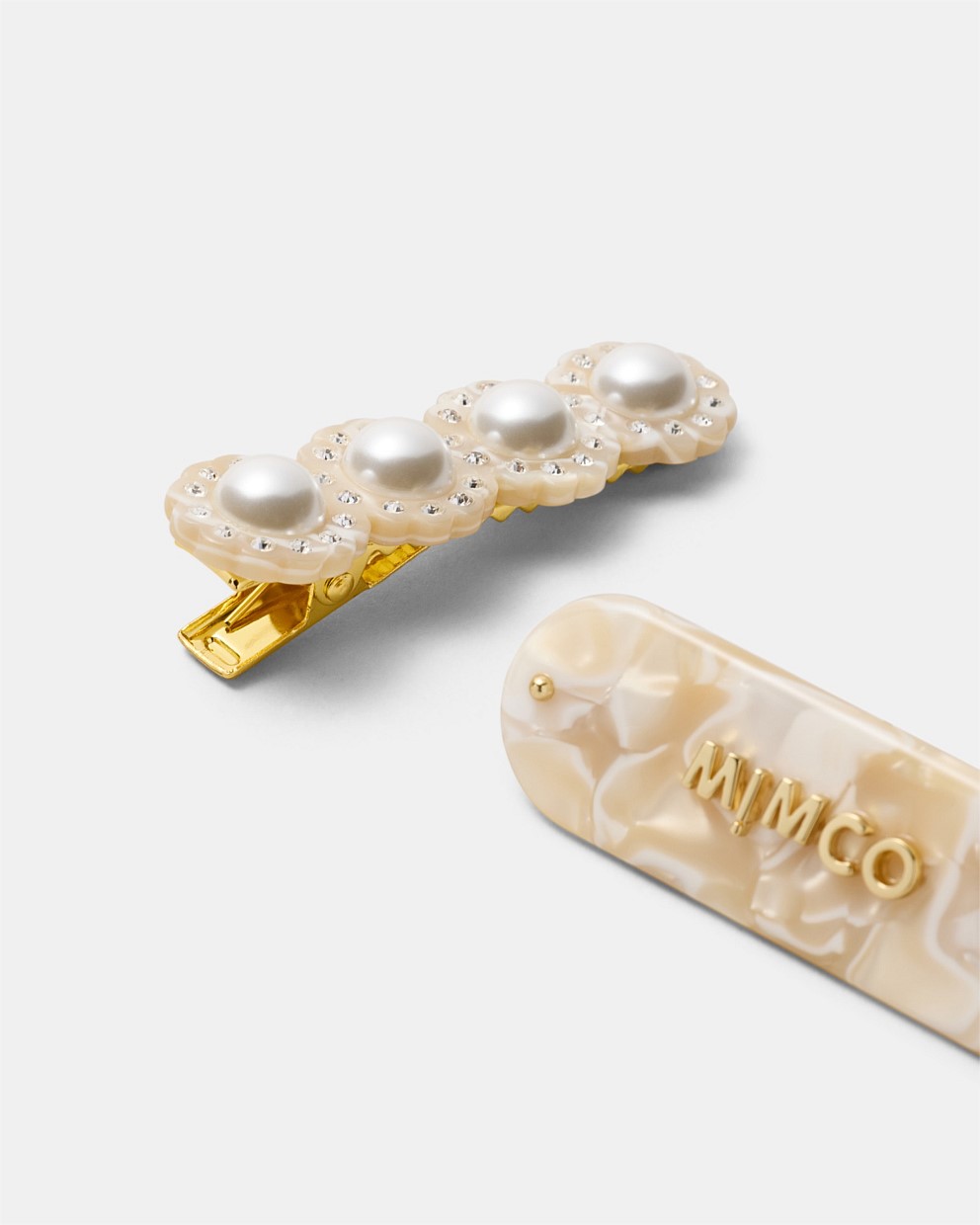 Pearly Hair Clip Set
