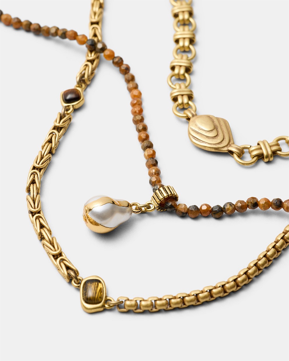 Pebble Trio Necklace