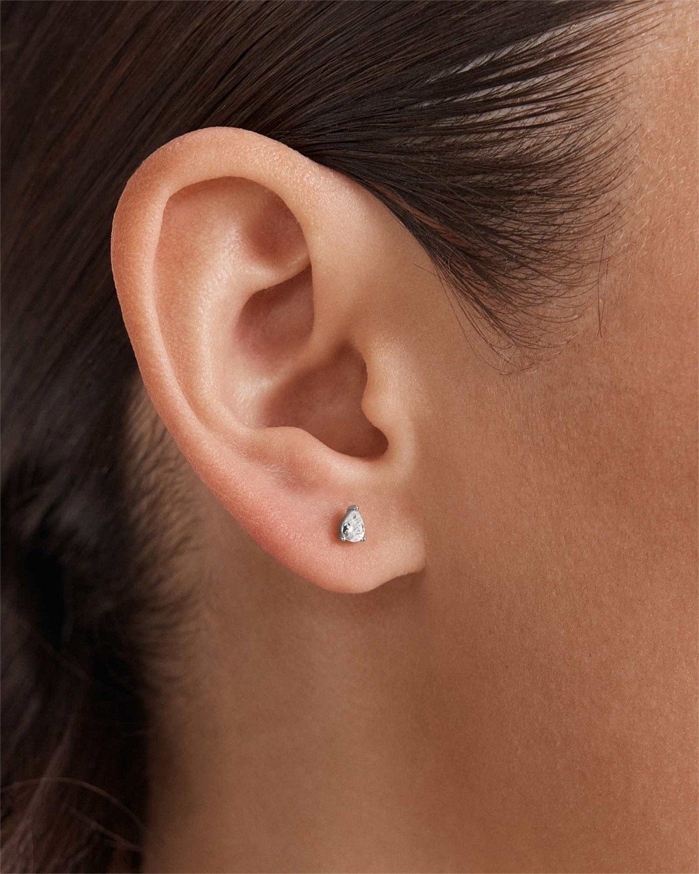 Cubic Zirconia Stud Earrings Set