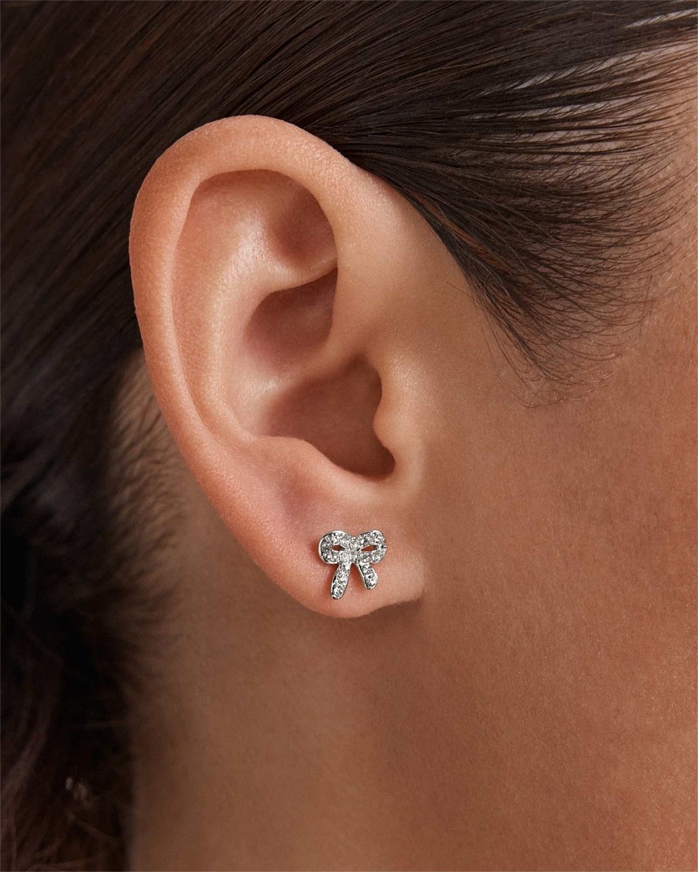 Bow Stud Earrings Set
