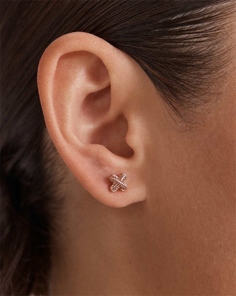 Bow Stud Earrings Set