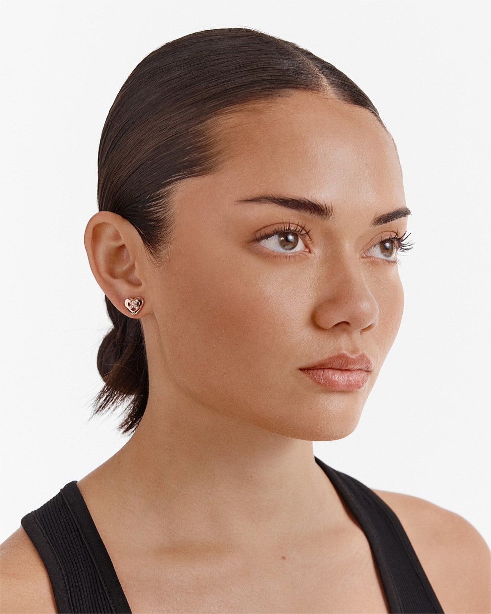 Classic Heart Stud Earrings