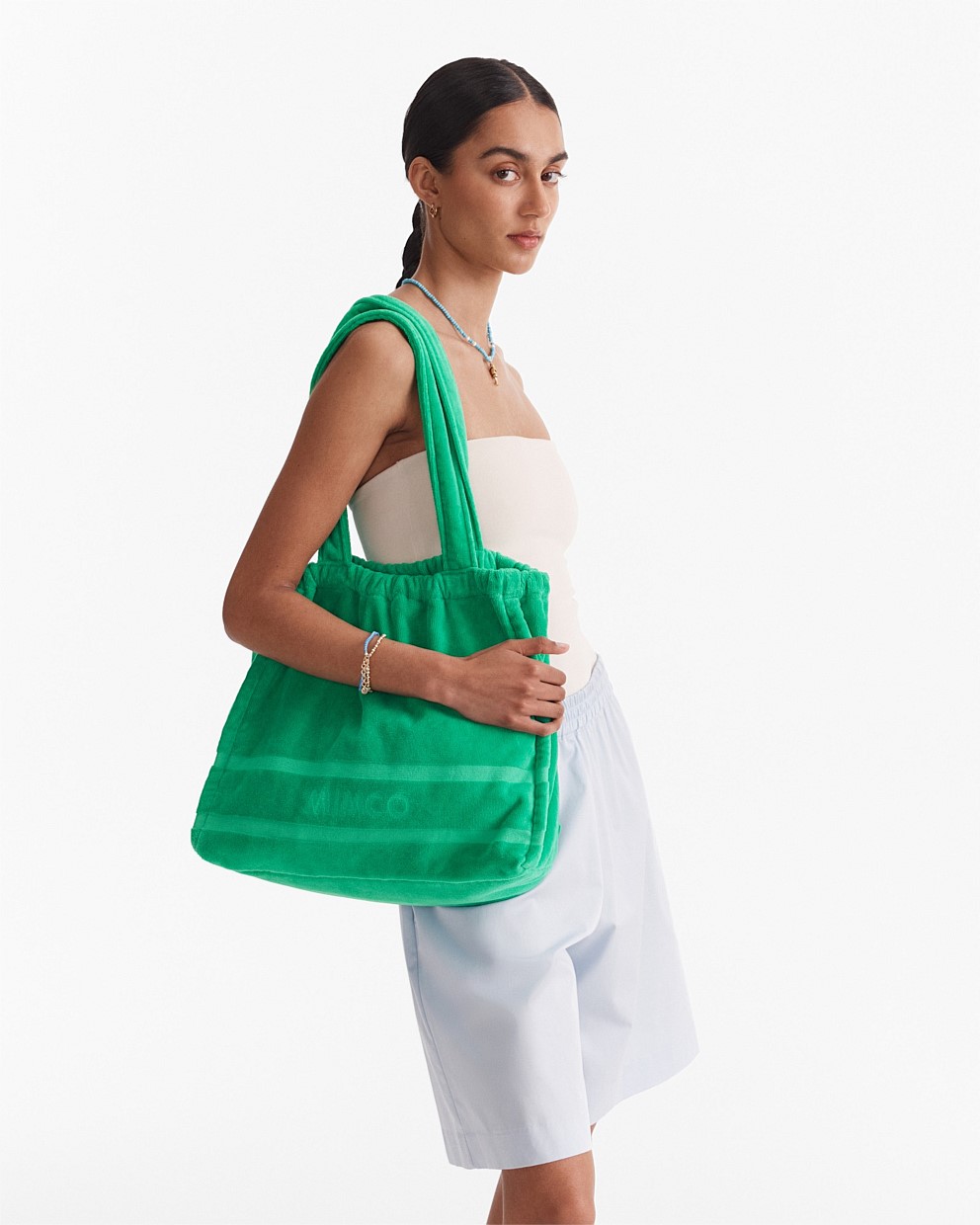 Crest Towelling Tote Bag