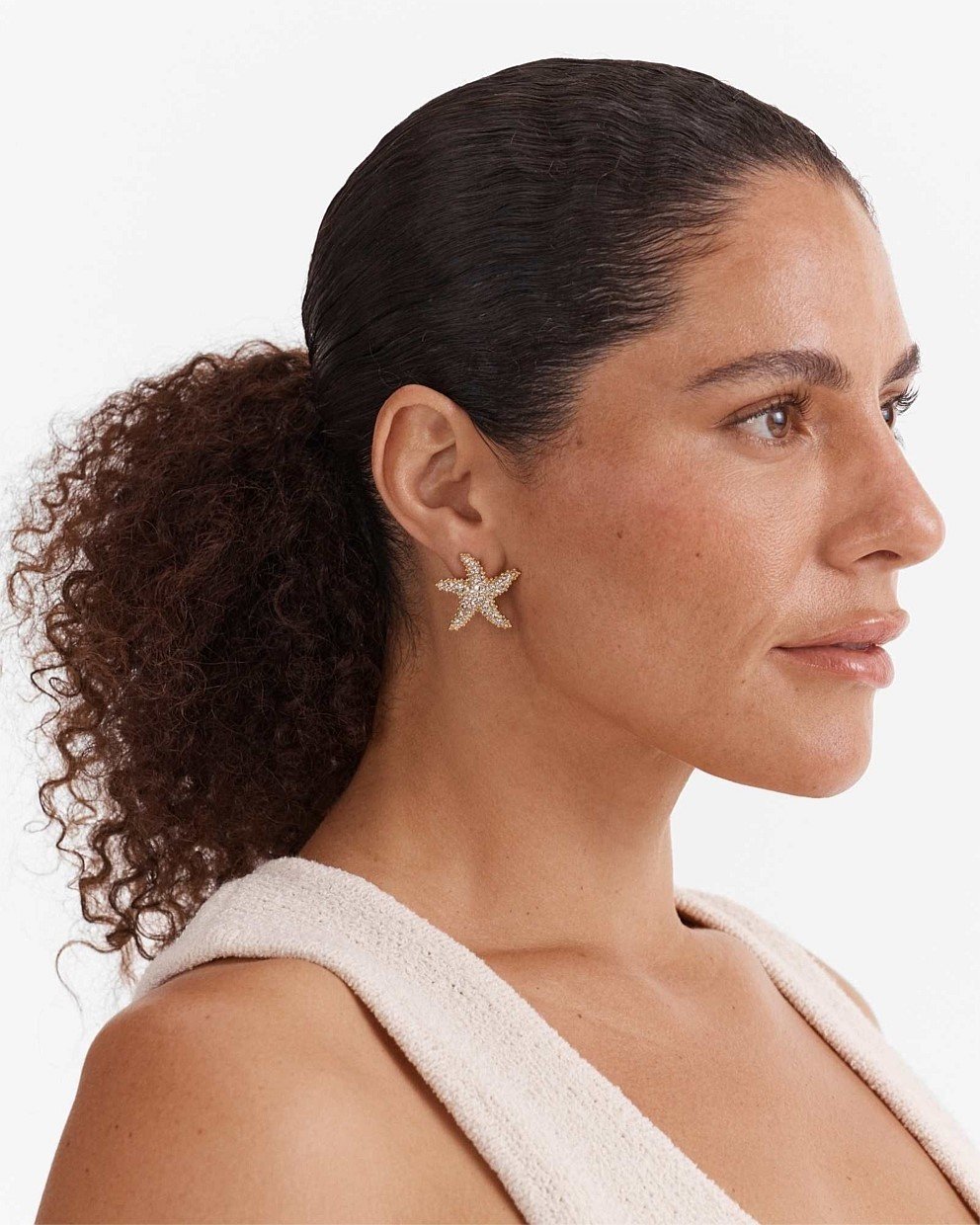 Starfish Fringe Earrings