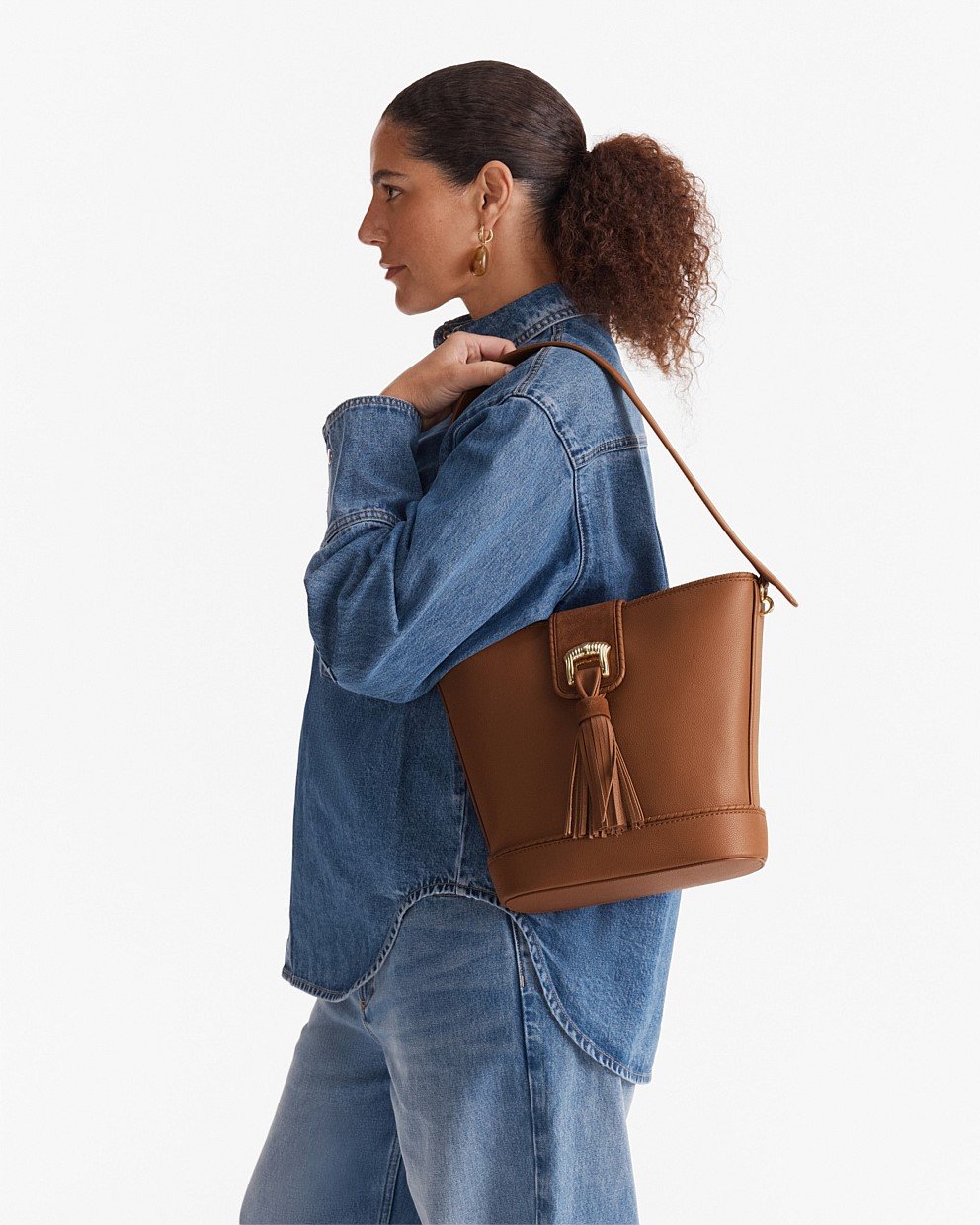Cedar Bucket Bag