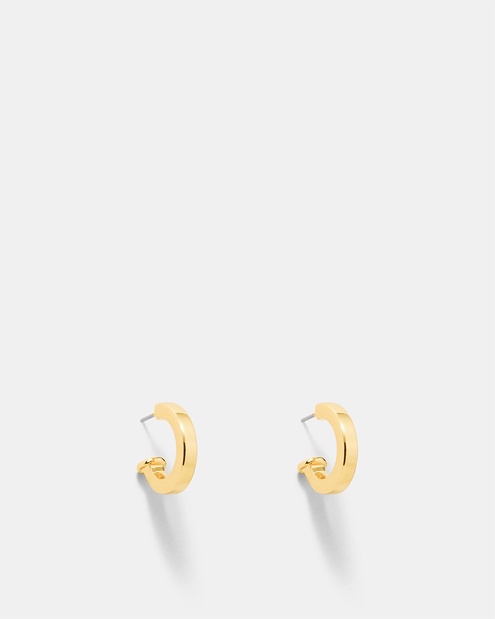 Lockette Charm Hoop Earrings