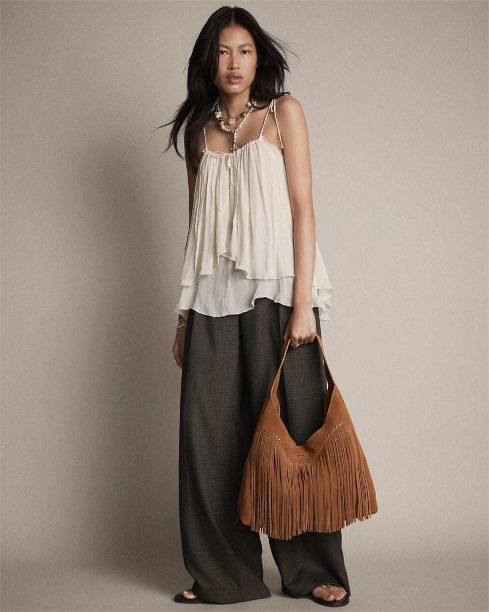 Rebel Fringe Hobo Bag