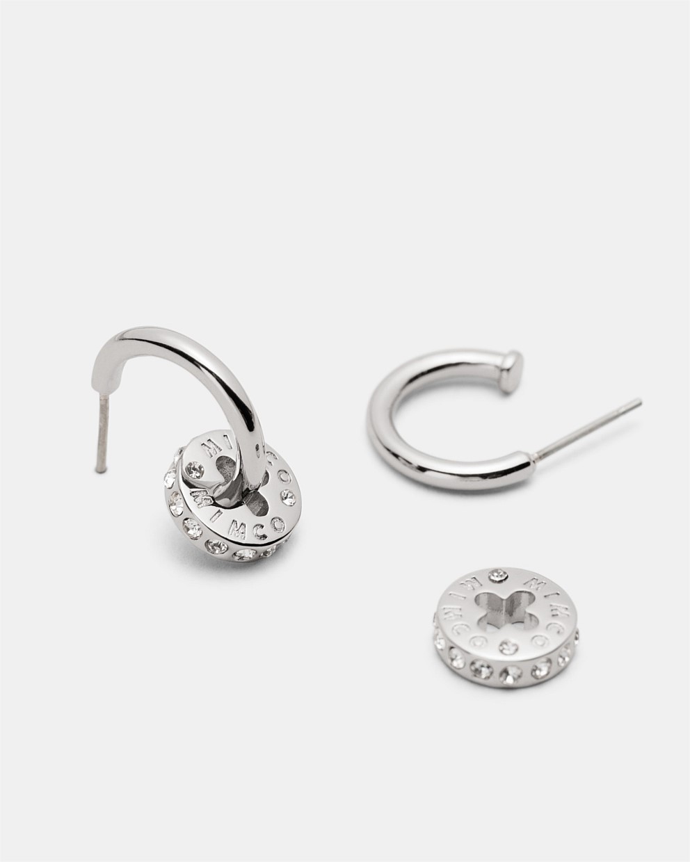 Signatura Charm Hoop Earrings