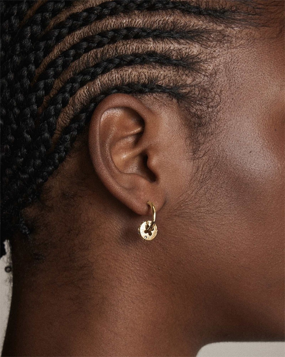Signatura Charm Hoop Earrings