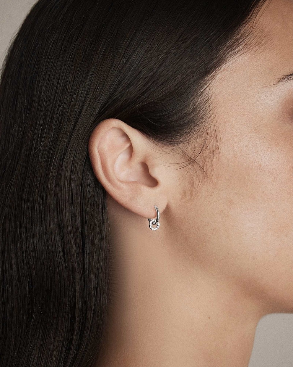 Nimbus Charm Hoop Earrings