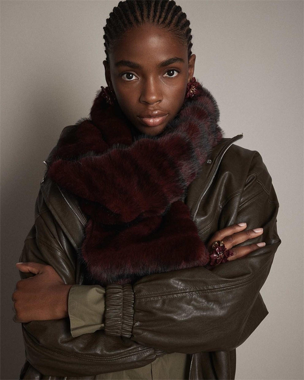 Dylan Faux Fur Scarf