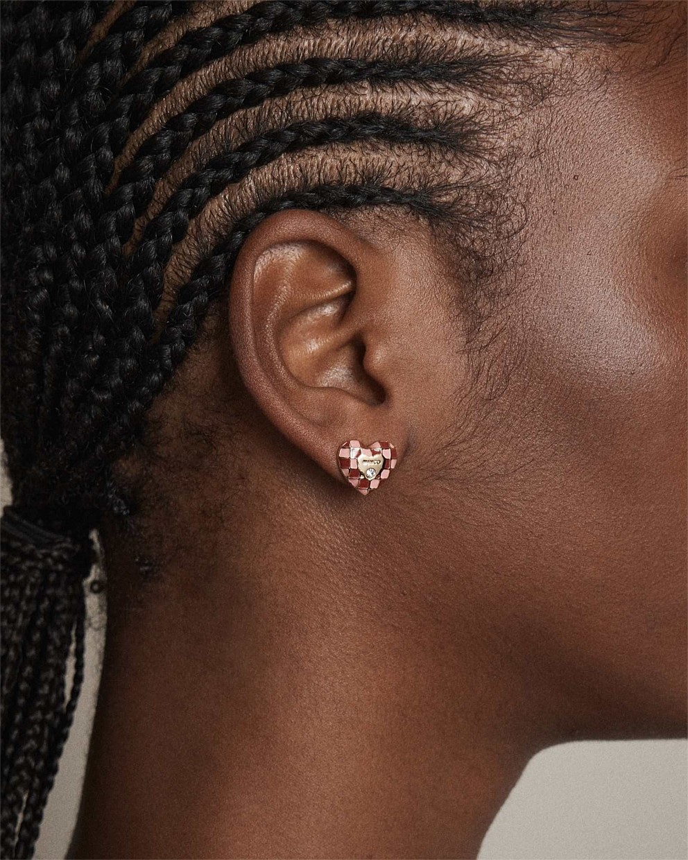 Dylan Heart Stud Earrings